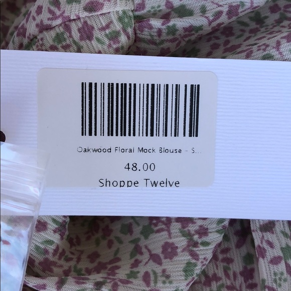 SugarLips Floral Mock Blouse - Picture 5 of 5